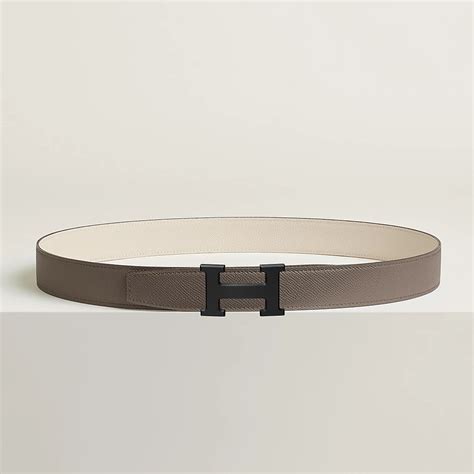 hermes 55922952_23433d192|H belt buckle & Reversible leather strap 32 mm .